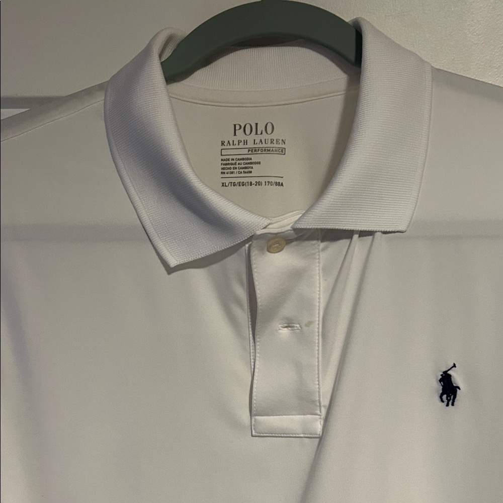 Polo by Ralph Lauren Men's Classic White Polo Shirt